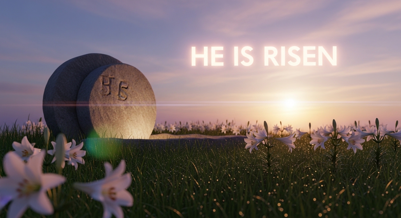 he is risen easter