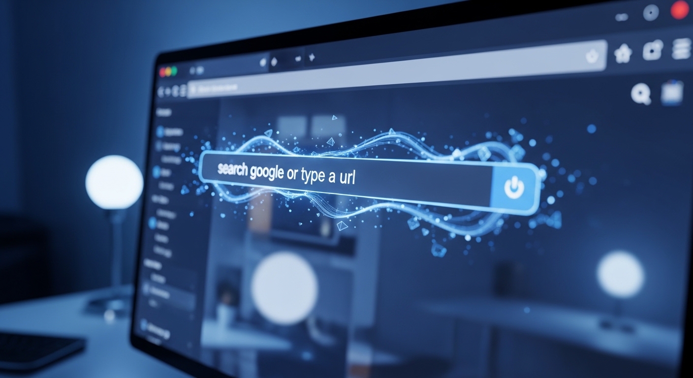 search google or type a url